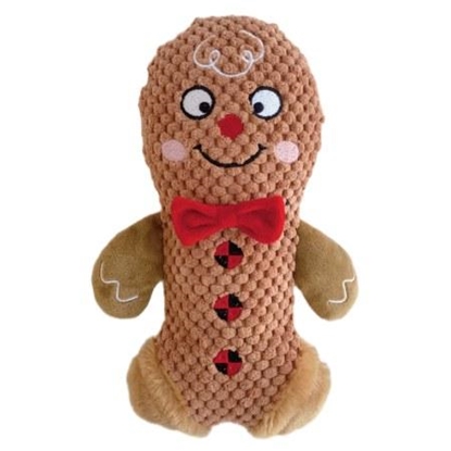 Picture of Bubimex Christmas Gingerbread Plush Toy | Festive Dog Toy